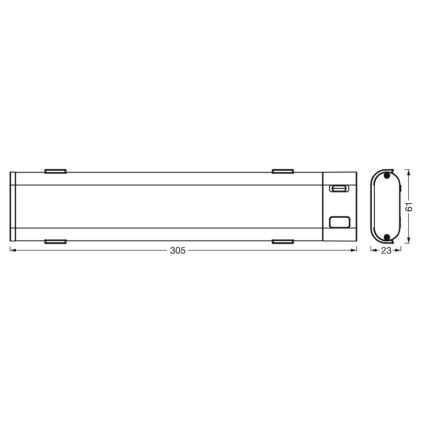 Ledvance - LED Stmívatelné podlinkové svítidlo se senzorem SMART+ UNDERCABINET LED/9W/230V 3000-6500K Wi-Fi