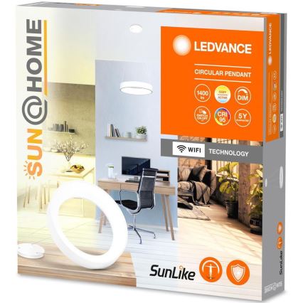 Ledvance - LED Stmívatelný lustr na lanku SUN@HOME CIRCULAR LED/18,5W/230V Wi-Fi