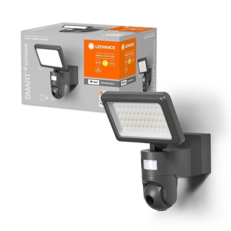 Ledvance - LED Stmívatelný reflektor se senzorem a kamerou SMART+ LED/23W/230V Wi-Fi IP44