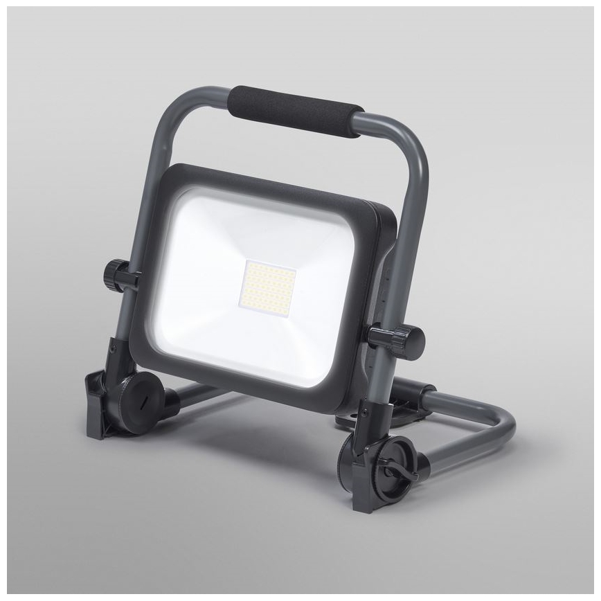 Ledvance - LED Stmívatelný venkovní nabíjecí reflektor WORKLIGHT BATTERY LED/30W/5V 2200 mAh IP54