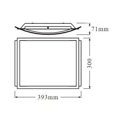 Ledvance - LED Stropní svítidlo LUNIVE LED/19W/230V