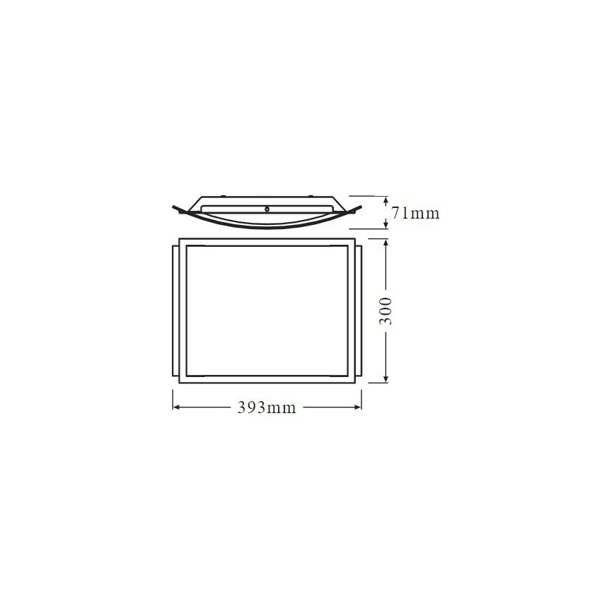 Ledvance - LED Stropní svítidlo LUNIVE LED/19W/230V
