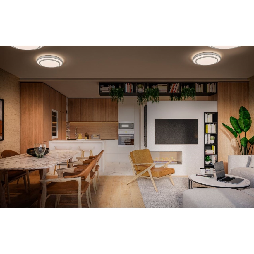 Ledvance - LED Stropní svítidlo ORBIS BERLIN LED/24W/230V pr. 39 cm stříbrná