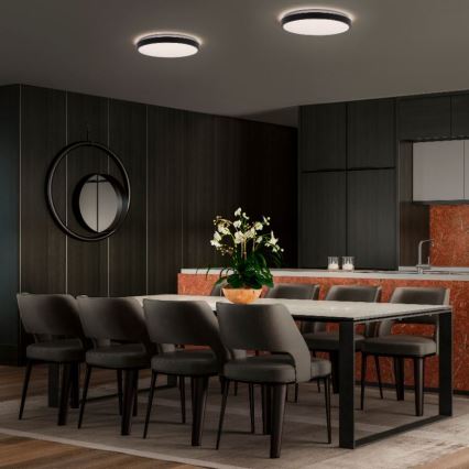 Ledvance - LED Stropní svítidlo ORBIS LONDON LED/16W/230V černá