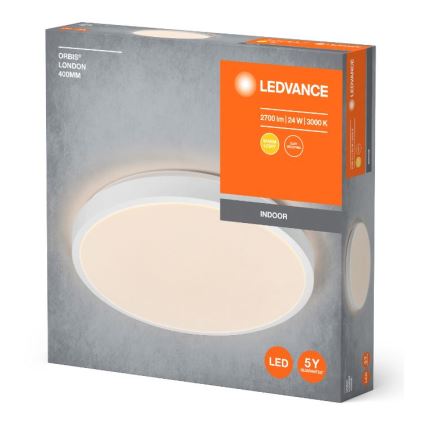 Ledvance - LED Stropní svítidlo ORBIS LONDON LED/24W/230V bílá