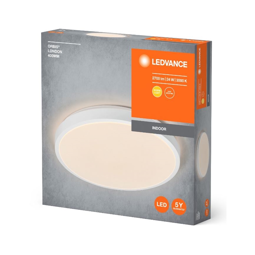 Ledvance - LED Stropní svítidlo ORBIS LONDON LED/24W/230V bílá