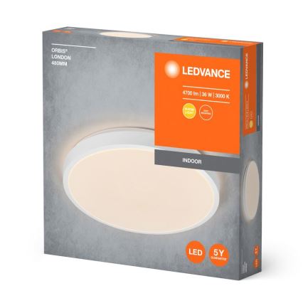 Ledvance - LED Stropní svítidlo ORBIS LONDON LED/36W/230V bílá