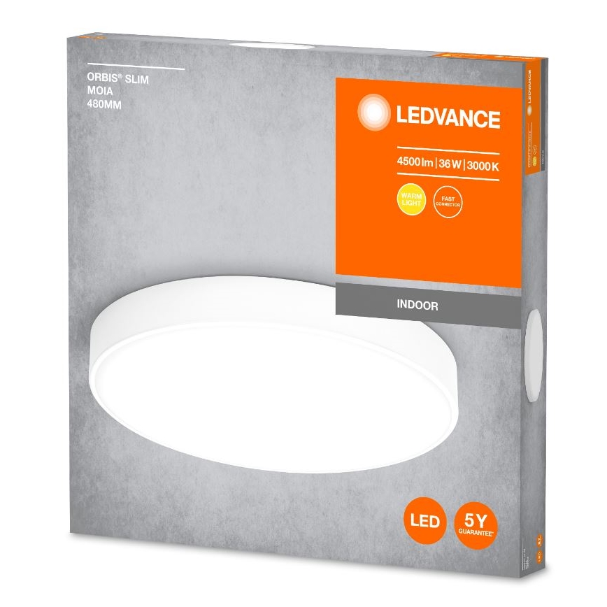 Ledvance - LED Stropní svítidlo ORBIS SLIM LED/36W/230V bílá