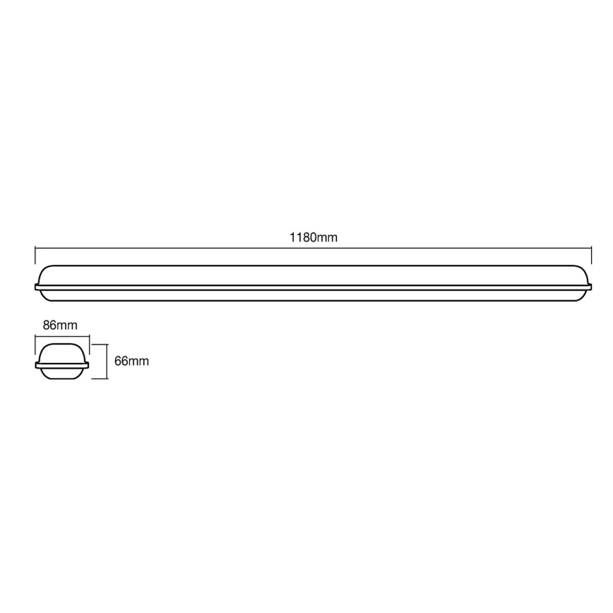 Ledvance - LED Technické svítidlo SUBMARINE LED/36W/230V IP65