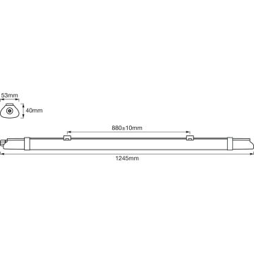 Ledvance - LED Technické zářivkové svítidlo DAMP LED/18W/230V IP65