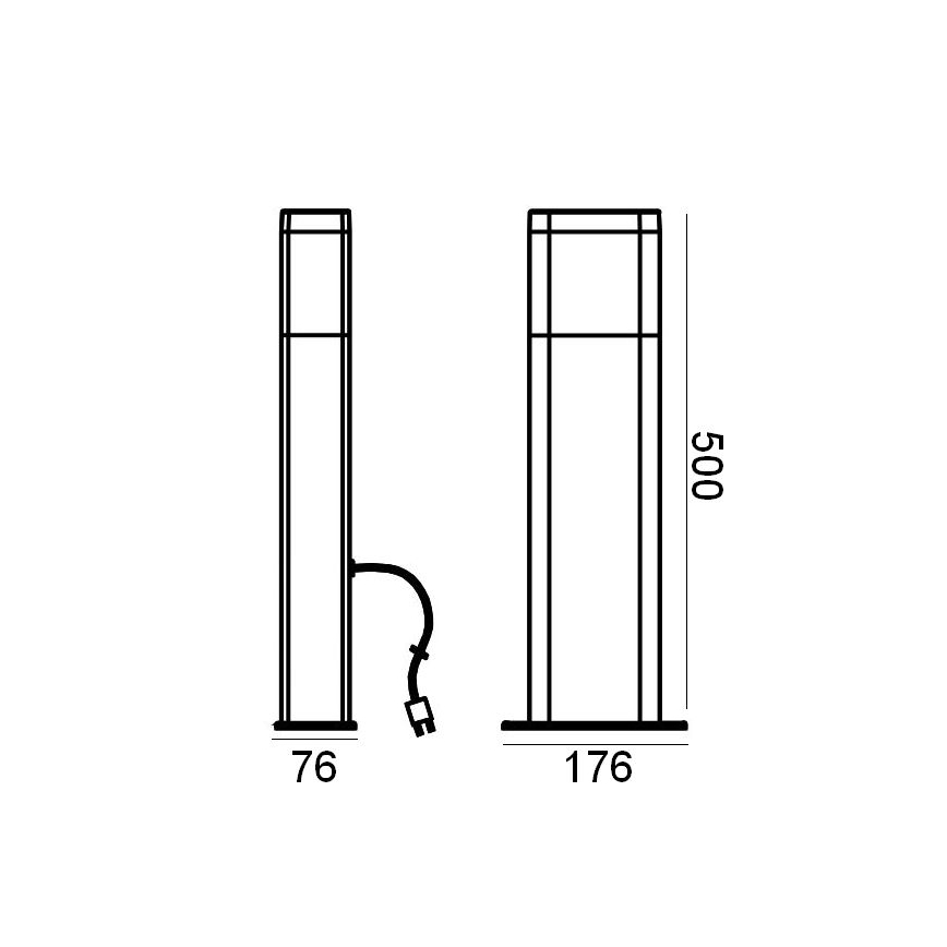 Ledvance - LED Venkovní lampa ENDURA HYBRID DALLAS LED/4W/12V IP44