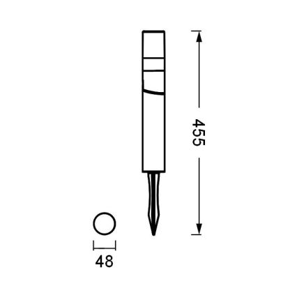 Ledvance - LED Venkovní lampa ENDURA HYBRID ROTA SPIKE LED/1W/12V IP44