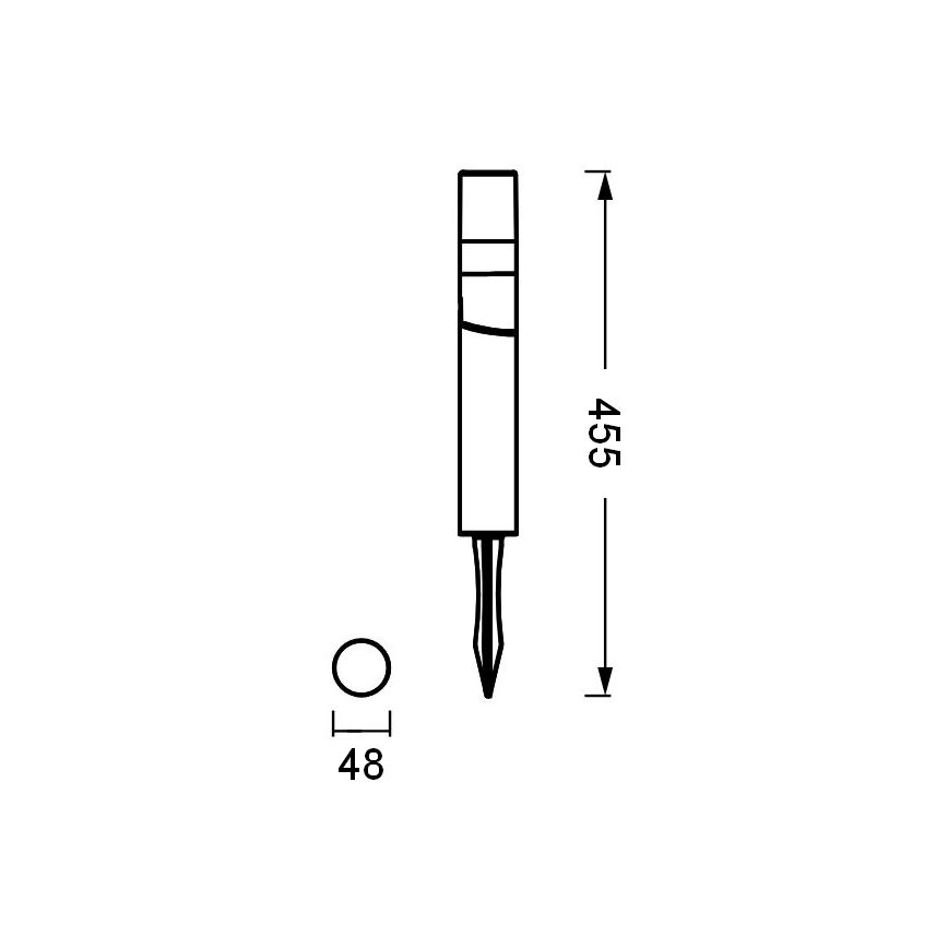 Ledvance - LED Venkovní lampa ENDURA HYBRID ROTA SPIKE LED/1W/12V IP44