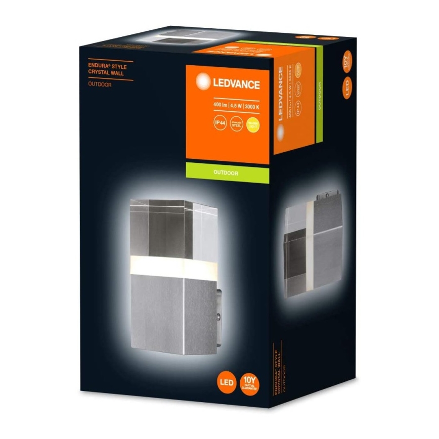 Ledvance - LED Venkovní nástěnné svítidlo CRYSTAL LED/4,5W/230V IP44
