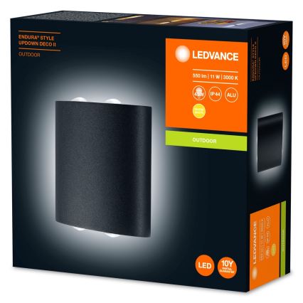 Ledvance - LED Venkovní nástěnné svítidlo ENDURA 2xLED/11W/230V IP44