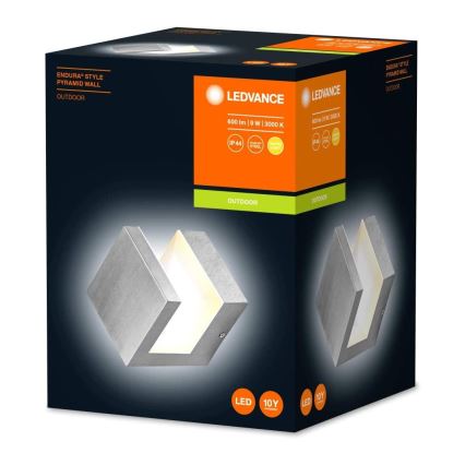 Ledvance - LED Venkovní nástěnné svítidlo PYRAMID LED/9W/230V IP44