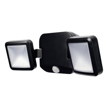 Ledvance - LED Venkovní nástěnné svítidlo se senzorem BATTERY 2xLED/10W/4xD IP54