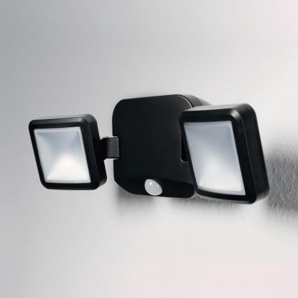 Ledvance - LED Venkovní nástěnné svítidlo se senzorem BATTERY 2xLED/10W/4xD IP54