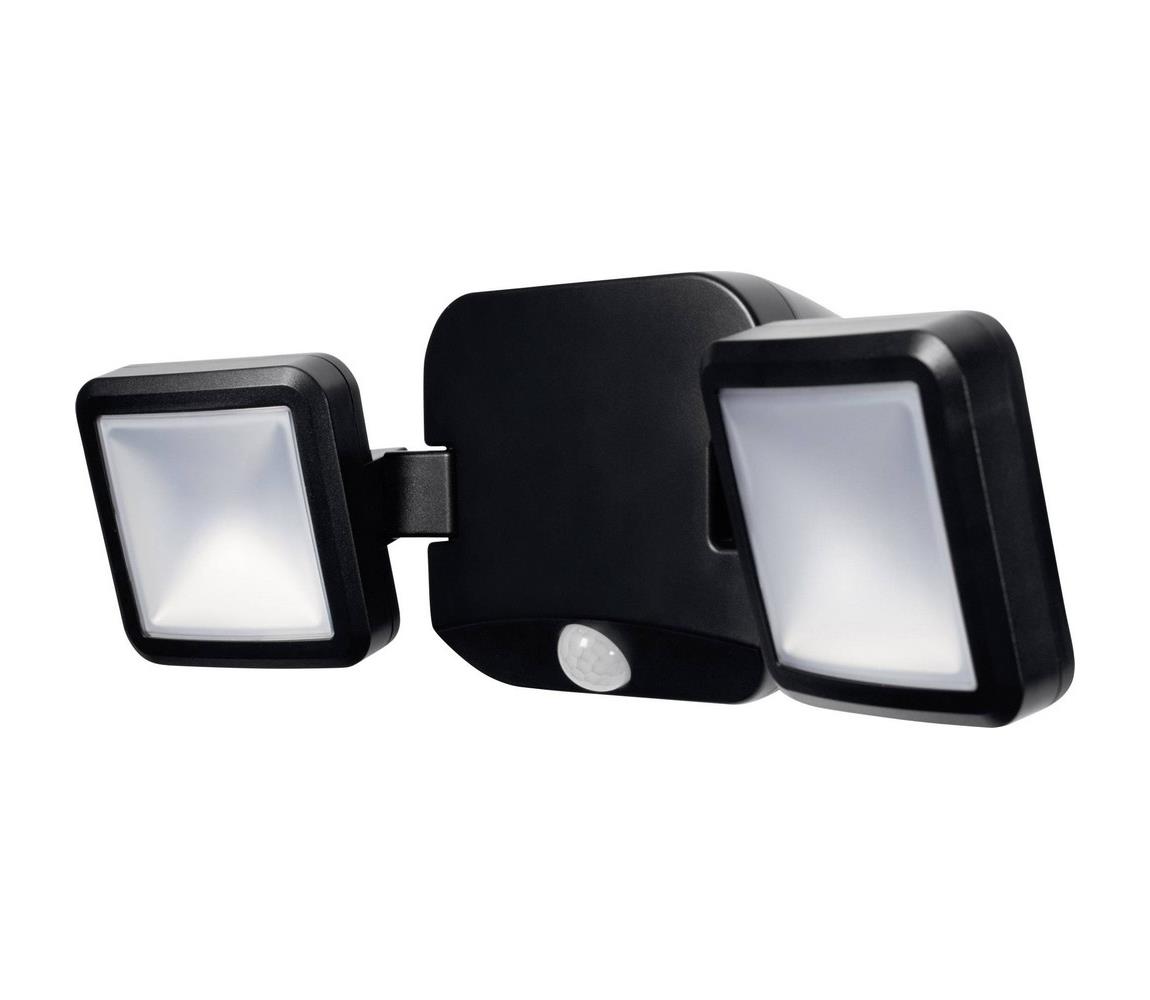 Ledvance Ledvance - LED Venkovní nástěnné svítidlo se senzorem BATTERY 2xLED/10W/6V IP54 P224463
