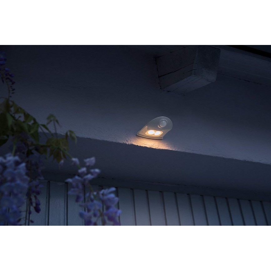 Ledvance - LED Venkovní nástěnné svítidlo se senzorem DOORLED LED/1W/3xAA IP54