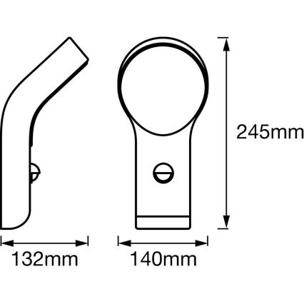 Ledvance - LED Venkovní nástěnné svítidlo se senzorem ENDURA LED/8W/230V IP44