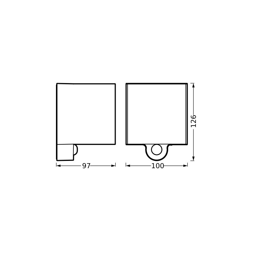 Ledvance - LED Venkovní nabíjecí nástěnné svítidlo se senzorem ENDURA STYLE LED/2,5W/5V IP54