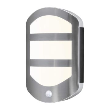 Ledvance - LED Venkovní nástěnné svítidlo se senzorem PLATE LED/12,5W/230V IP44