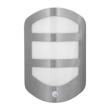 Ledvance - LED Venkovní nástěnné svítidlo se senzorem PLATE LED/12,5W/230V IP44