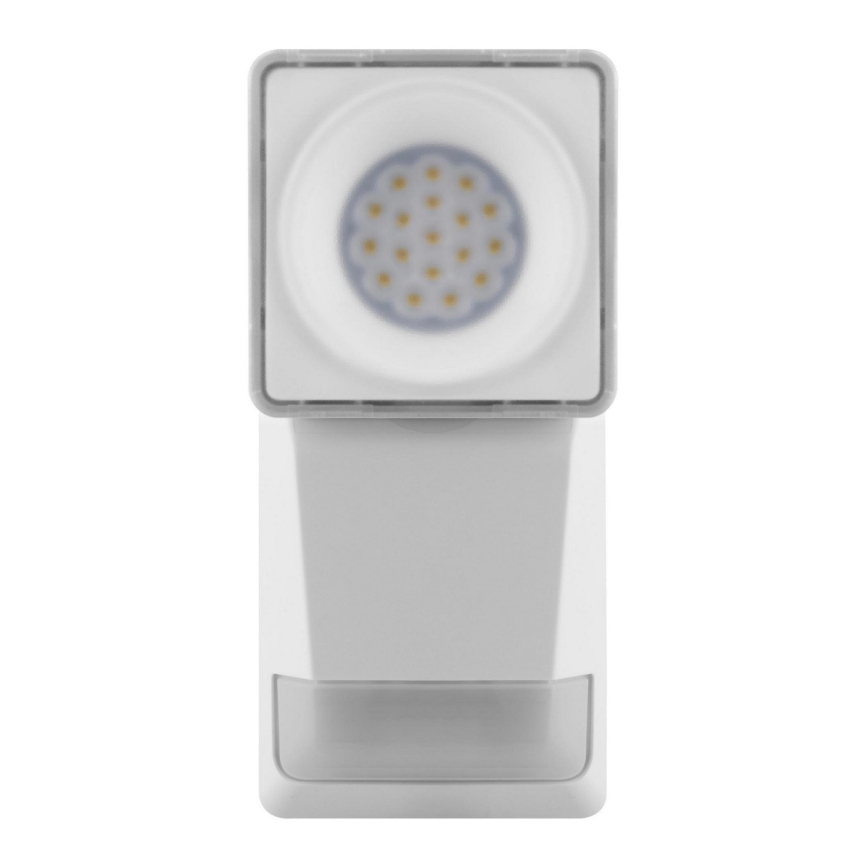 Ledvance - LED Venkovní nástěnné svítidlo se senzorem SPOT LED/8W/230V IP55 bílá