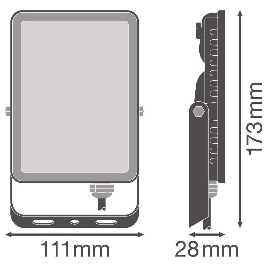 Ledvance - LED Venkovní nástěnný reflektor FLOODLIGHT LED/20W/230V 6500K IP65