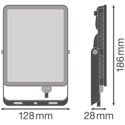 Ledvance - LED Venkovní nástěnný reflektor FLOODLIGHT LED/30W/230V 4000K IP65