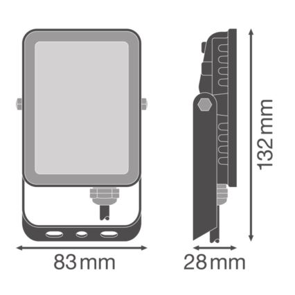 Ledvance - LED Venkovní nástěnný reflektor FLOODLIGHT ESSENTIAL LED/10W/230V IP65