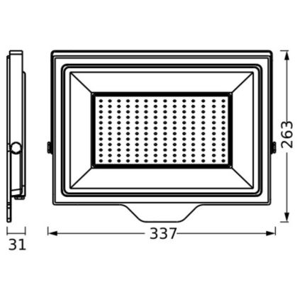 Ledvance - LED Venkovní nástěnný reflektor FLOODLIGHT ESSENTIAL LED/150W/230V IP65