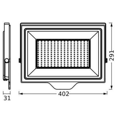 Ledvance - LED Venkovní nástěnný reflektor FLOODLIGHT ESSENTIAL LED/200W/230V IP65