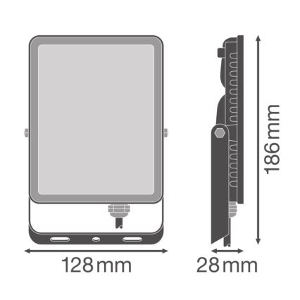 Ledvance - LED Venkovní nástěnný reflektor FLOODLIGHT ESSENTIAL LED/30W/230V 4000K IP65