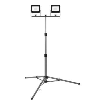 Ledvance - LED Venkovní reflektor s držákem WORKLIGHT TRIPOD 2xLED/20W/230V 6500K IP65