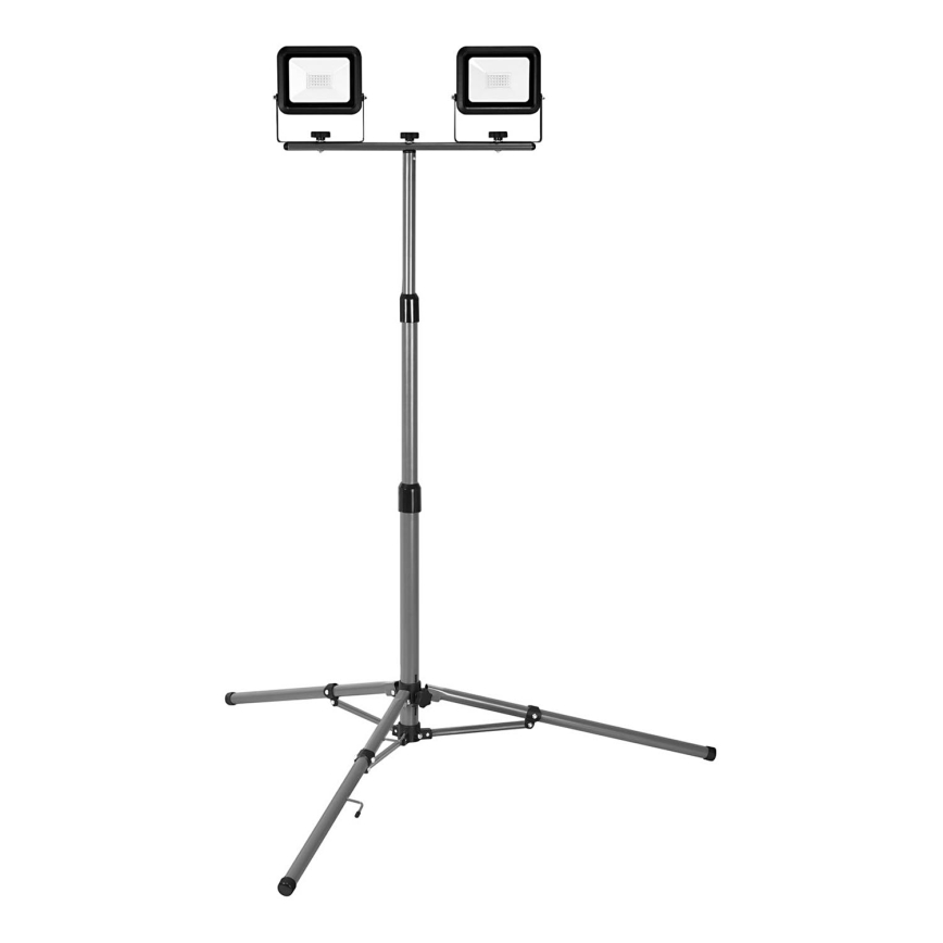 Ledvance - LED Venkovní reflektor s držákem WORKLIGHT TRIPOD 2xLED/20W/230V 6500K IP65