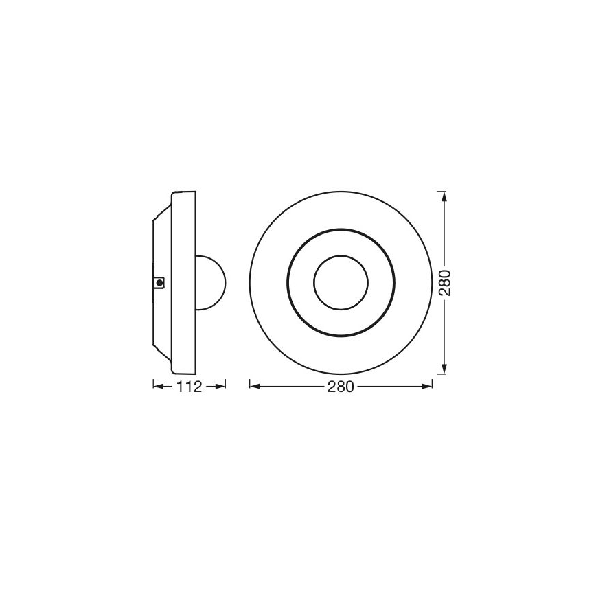 Ledvance - LED Stmívatelné venkovní svítidlo se senzorem a kamerou SMART+ LED/22W/230V IP44 Wi-Fi
