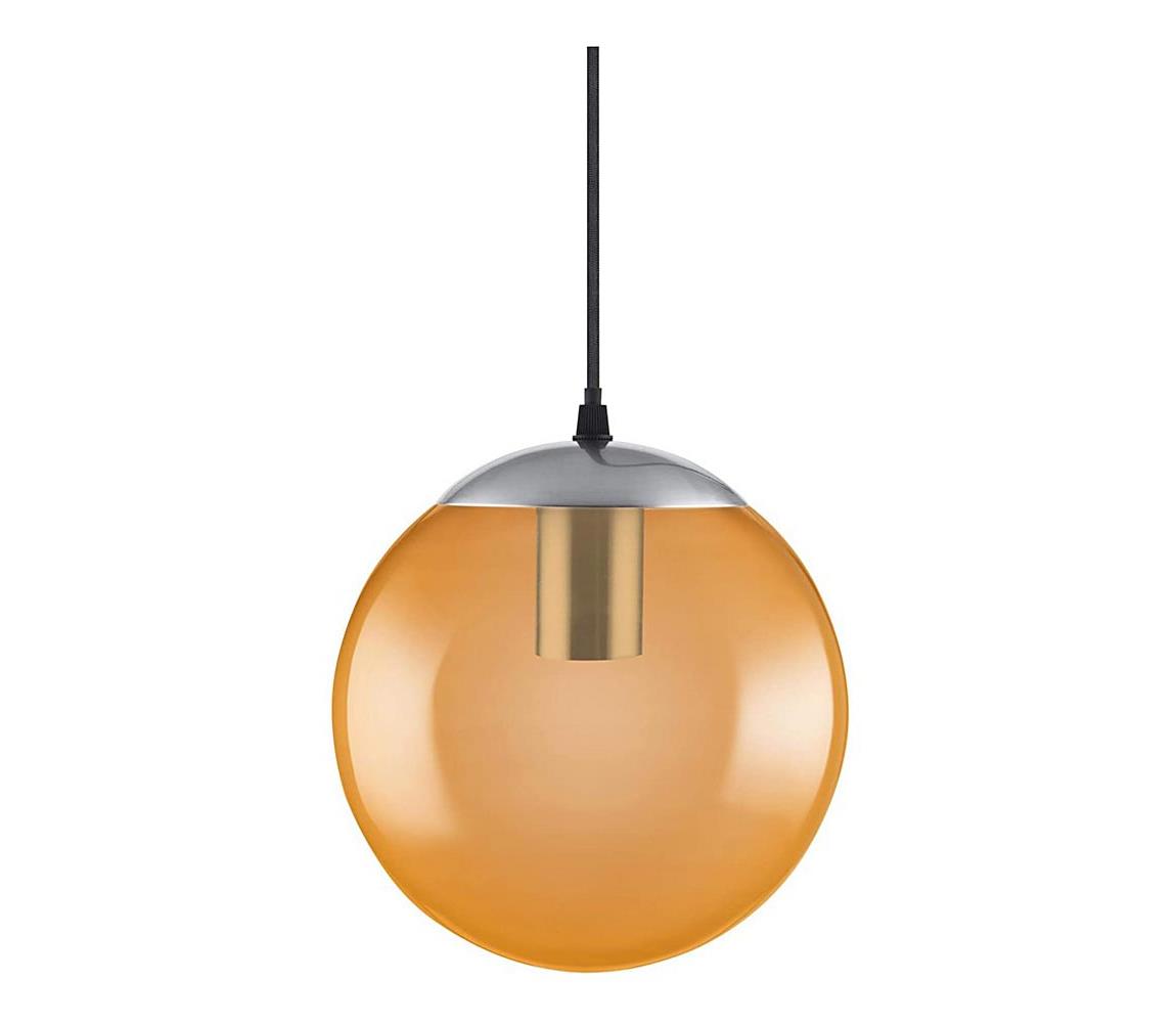 Ledvance Ledvance - Lustr na lanku BUBBLE 1xE27/40W/230V oranžová pr. 20 cm P225081