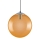 Ledvance - Lustr na lanku BUBBLE 1xE27/40W/230V oranžová pr. 30 cm