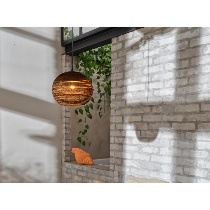 Ledvance - Lustr na lanku DECOR CARDBOARD 1xE27/15W/230V pr. 26 cm