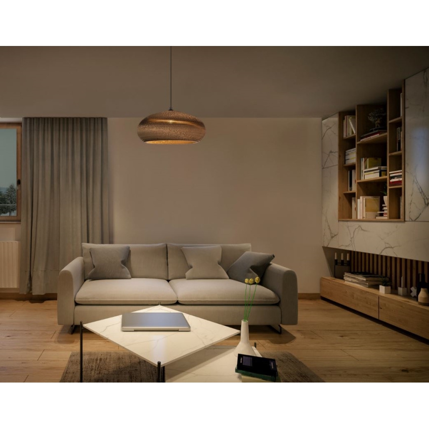 Ledvance - Lustr na lanku DECOR CARDBOARD 1xE27/15W/230V pr. 40 cm