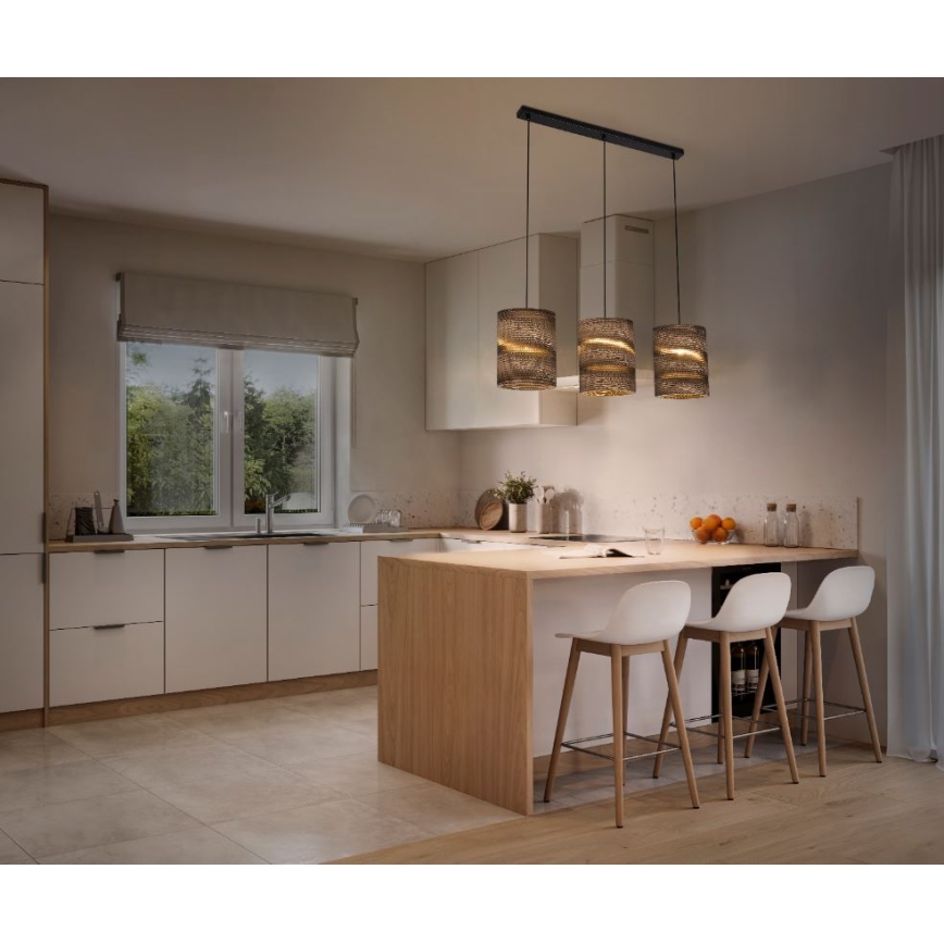 Ledvance - Lustr na lanku DECOR CARDBOARD 3xE27/15W/230V