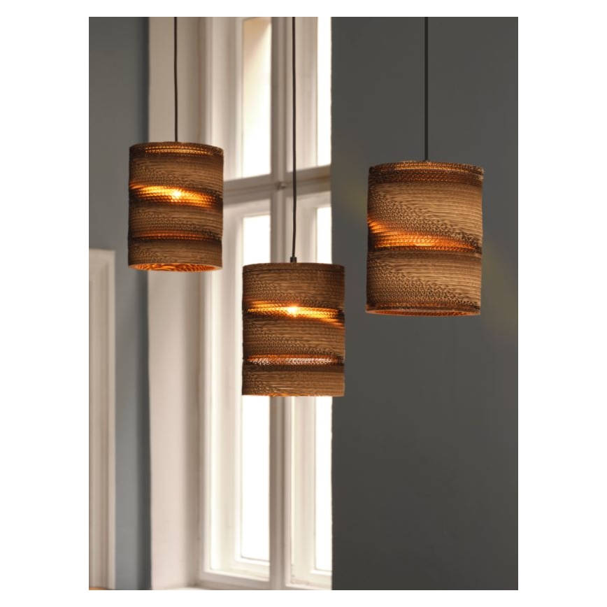 Ledvance - Lustr na lanku DECOR CARDBOARD 3xE27/15W/230V