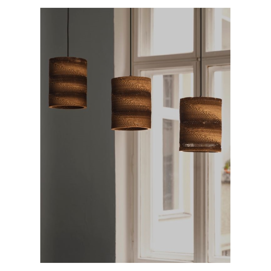 Ledvance - Lustr na lanku DECOR CARDBOARD 3xE27/15W/230V