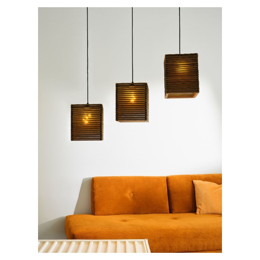 Ledvance - Lustr na lanku DECOR CARDBOARD 3xE27/15W/230V