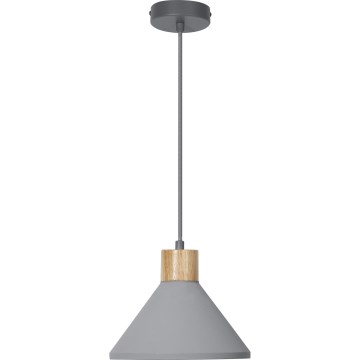 Ledvance - Lustr na lanku DECOR CONCRETE 1xE27/15W/230V pr. 22 cm beton šedá