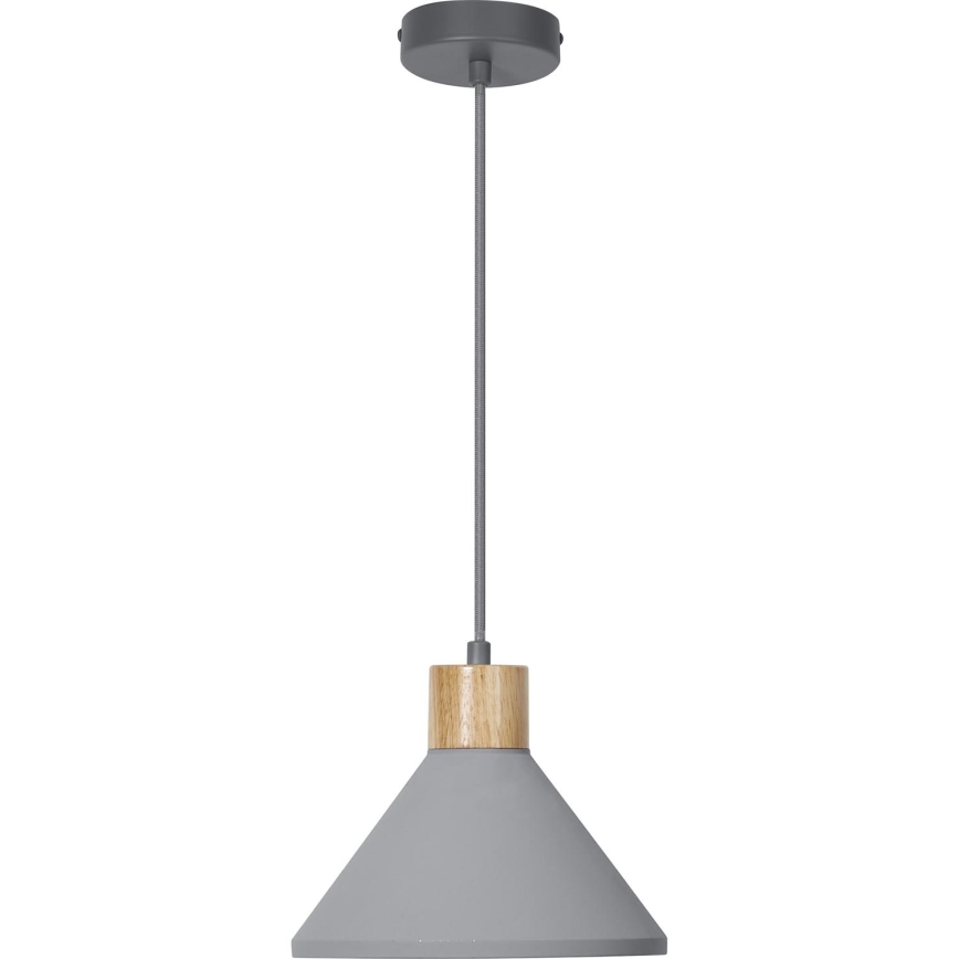 Ledvance - Lustr na lanku DECOR CONCRETE 1xE27/15W/230V pr. 22 cm beton šedá