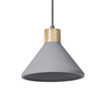 Ledvance - Lustr na lanku DECOR CONCRETE 1xE27/15W/230V pr. 22 cm beton šedá