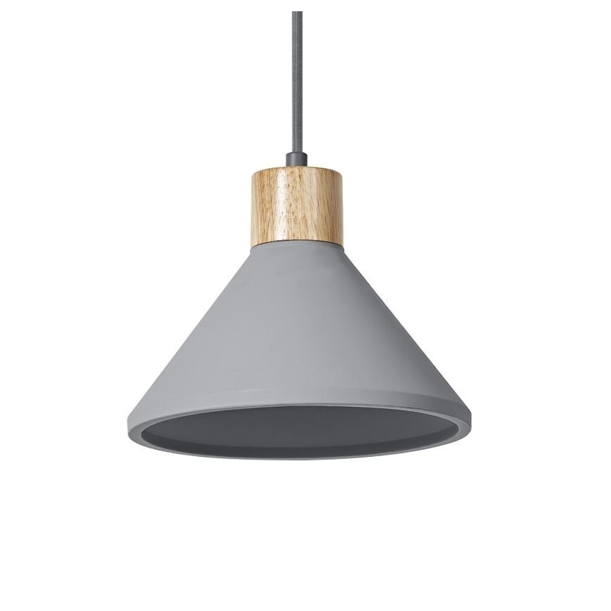 Ledvance - Lustr na lanku DECOR CONCRETE 1xE27/15W/230V pr. 22 cm beton šedá